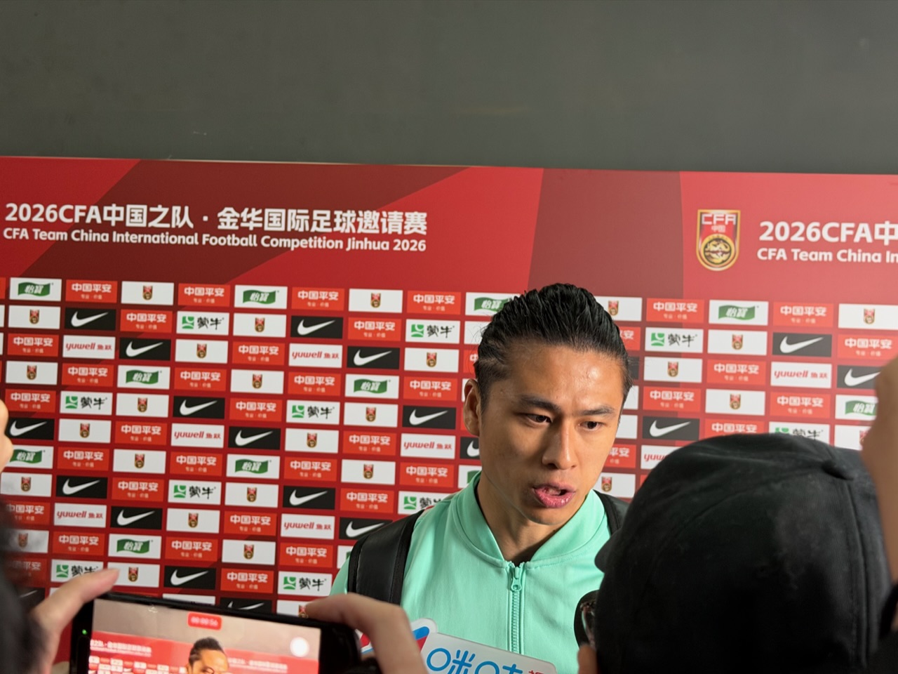 张玉宁：非常羡慕武磊百场成就，赛后主教练肯定了大家的表现
